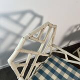 Pair of Angraves armchairs model Invincible in Chinese Chippendale style.