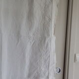 Old embroidered flat sheet 130 x 195cm