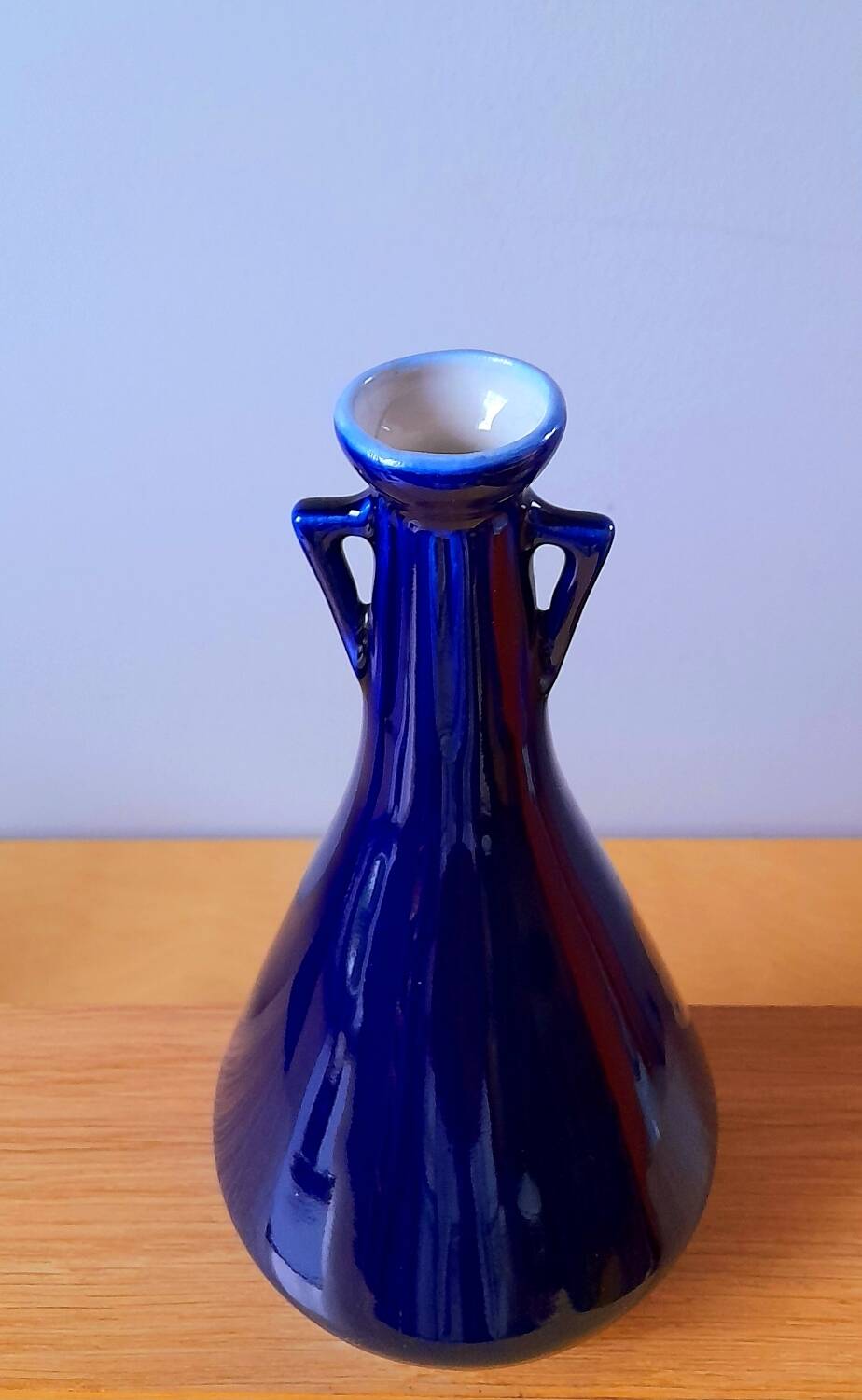 Set of cobalt blue vases