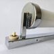 Rare Chrome design Bauhaus, Art Deco, Functionalism Wall Lamp, 1930s