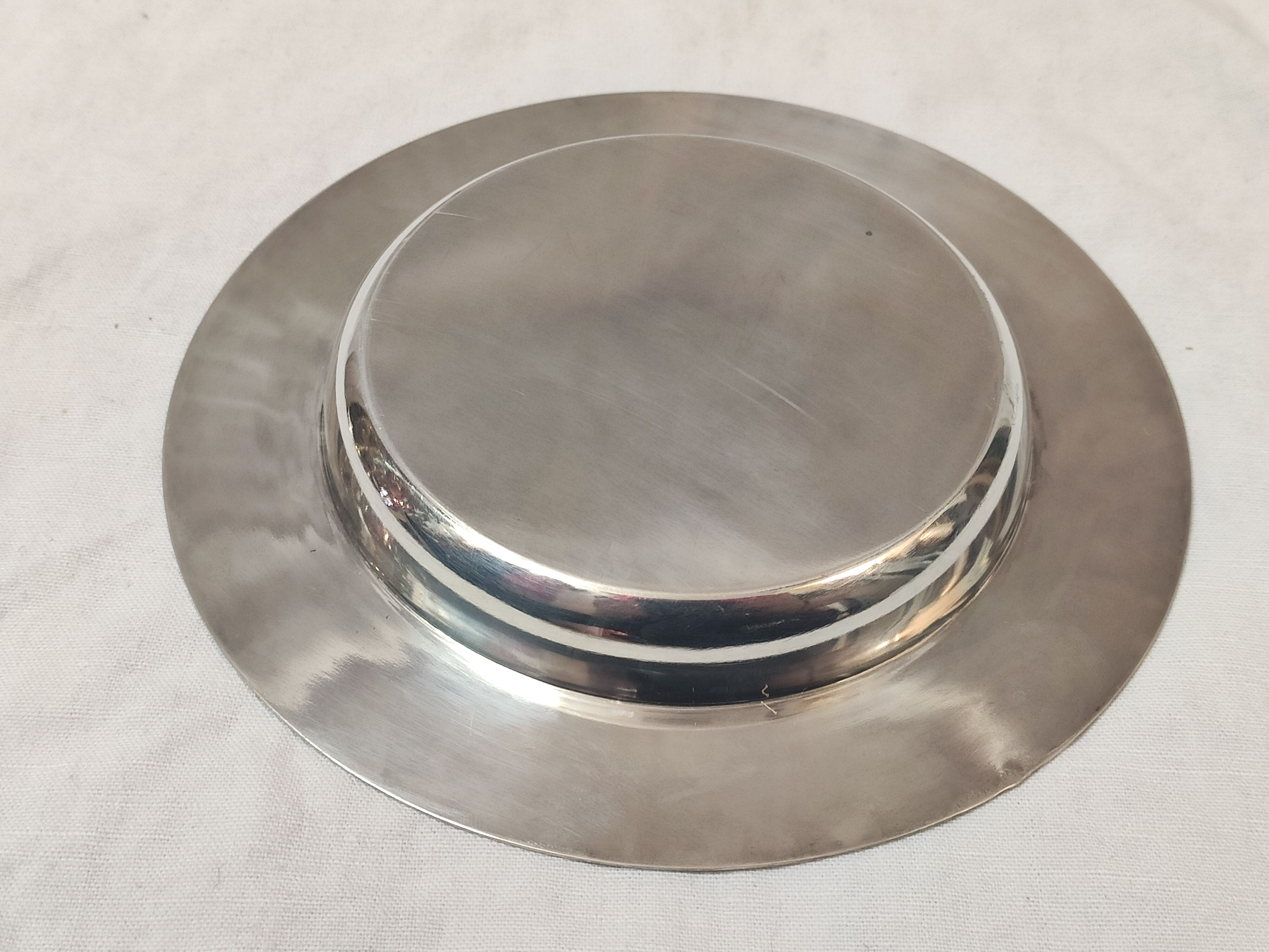 Cup, bottle underwear, silver metal deco art