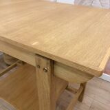 Drafting desk, from the 60s/70s, in solid oak