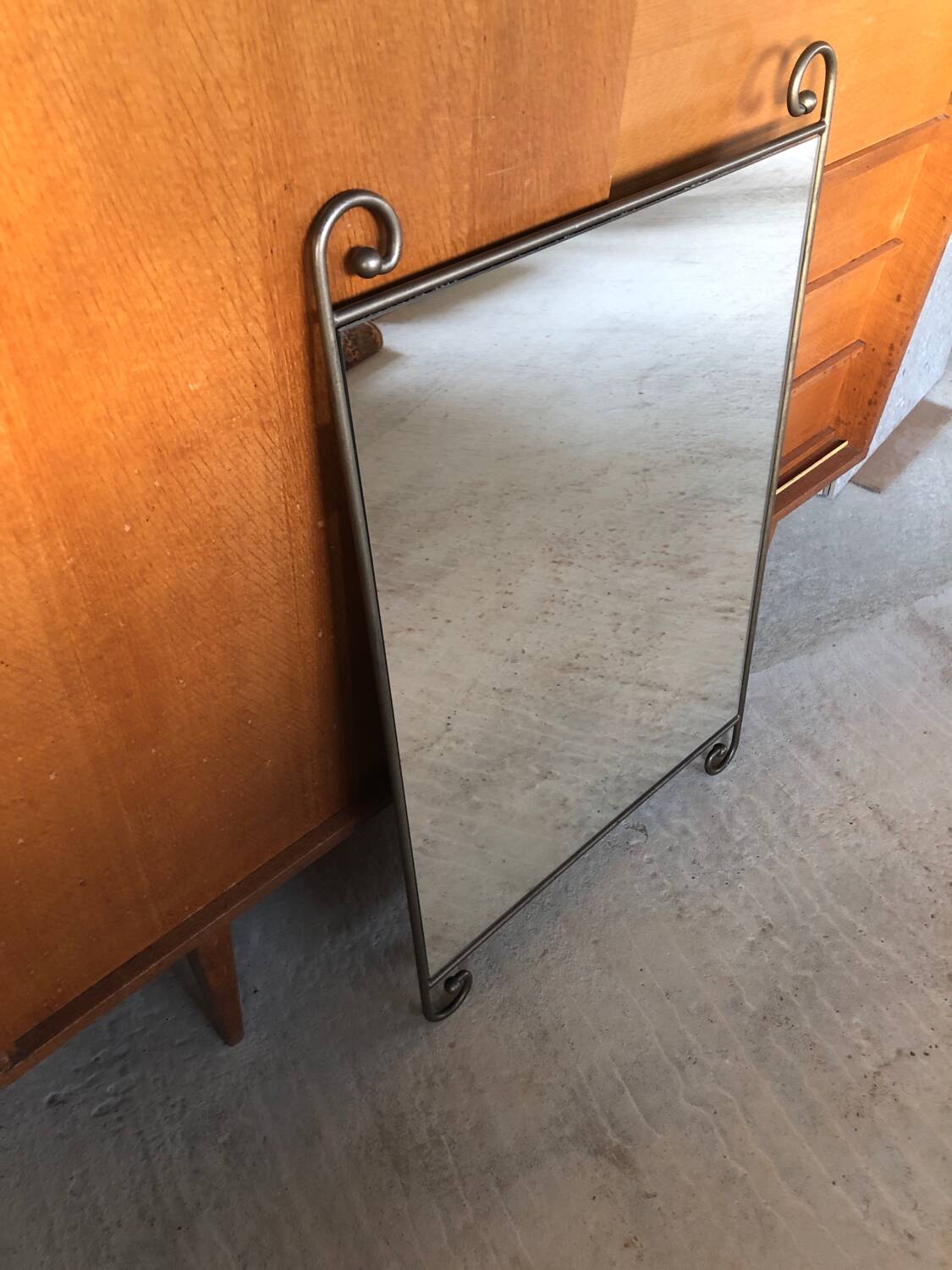 Vintage Iron Mirror