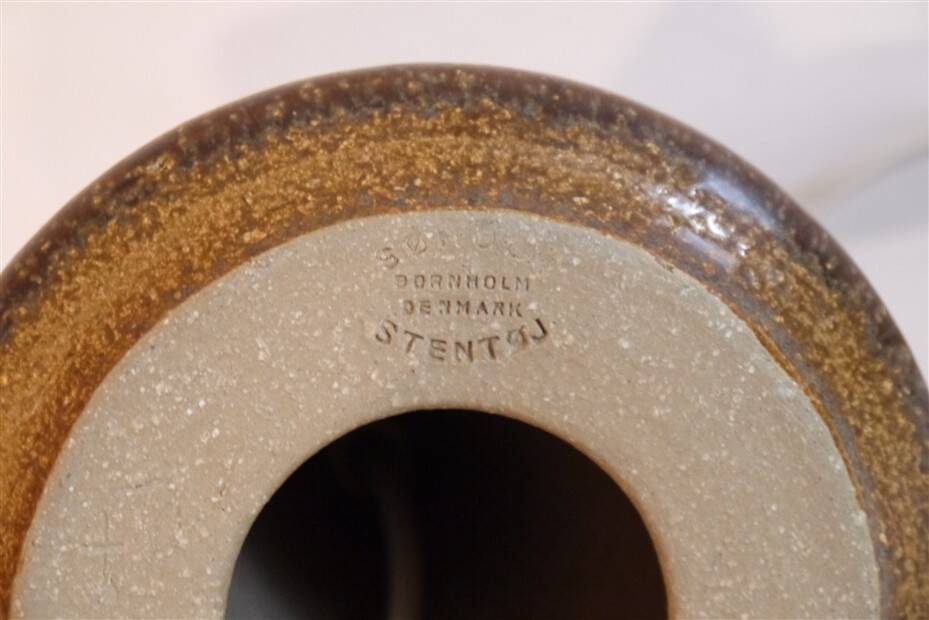 Danish ceramic lamp from Soholm
