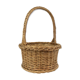 Old round braided basket - Diameter 29 cm