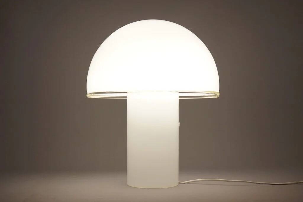 Table lamp by Luciano Vistosi for Vetreria Vistosi