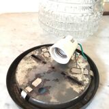 Vintage moulded glass ceiling light