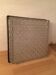 Applique Holophane carrée 31 cm verre ciselé années 50, plafonnier
