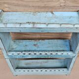 Burmese teak wall shelf