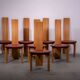 8 chaises Iris par Bob Van den Berghe pour Van den Berghe – Pauvers