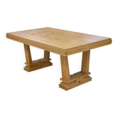 Oak table decorative art 1940s