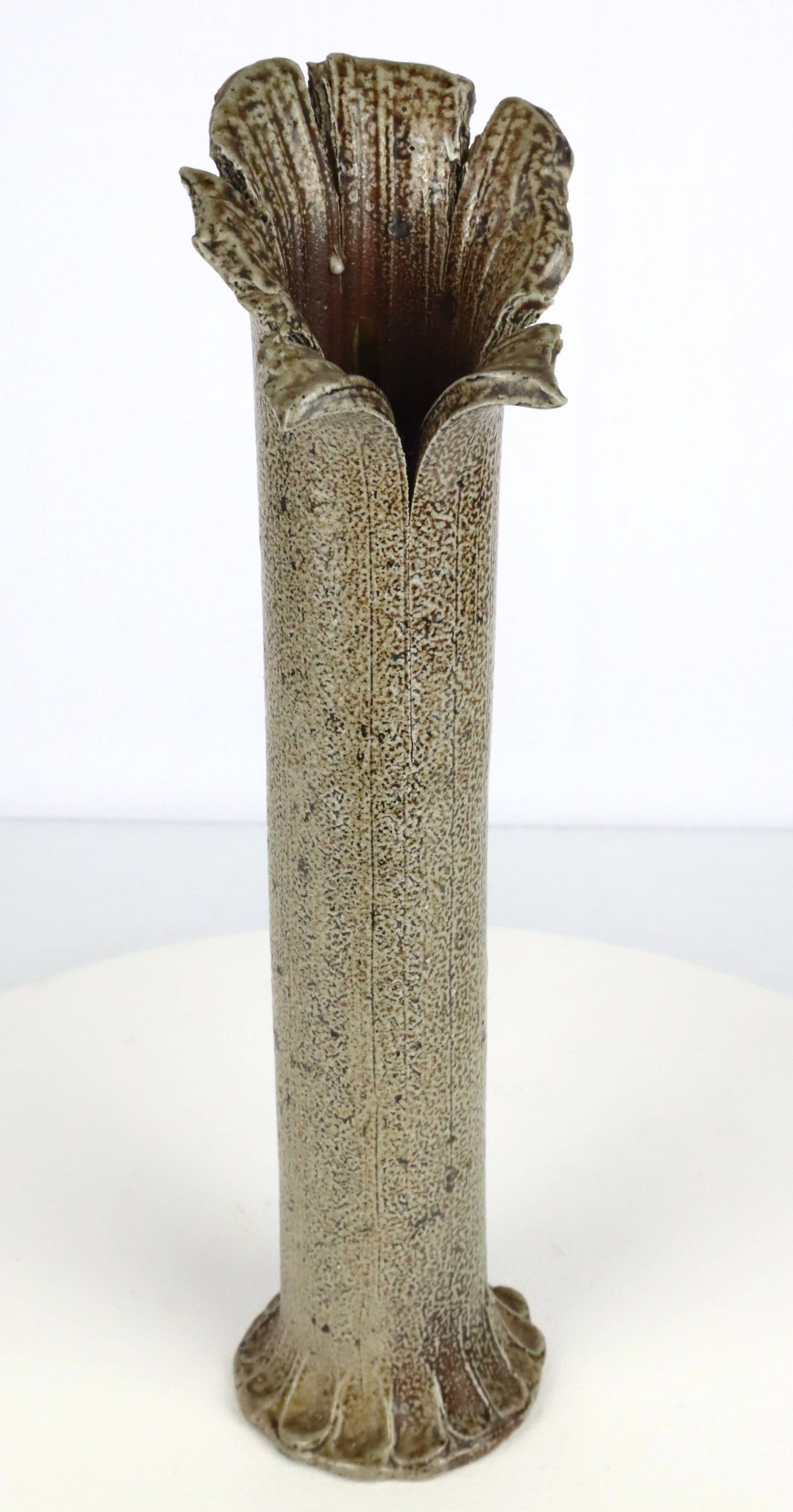Vase by Gustave Tiffoche in stoneware 1960