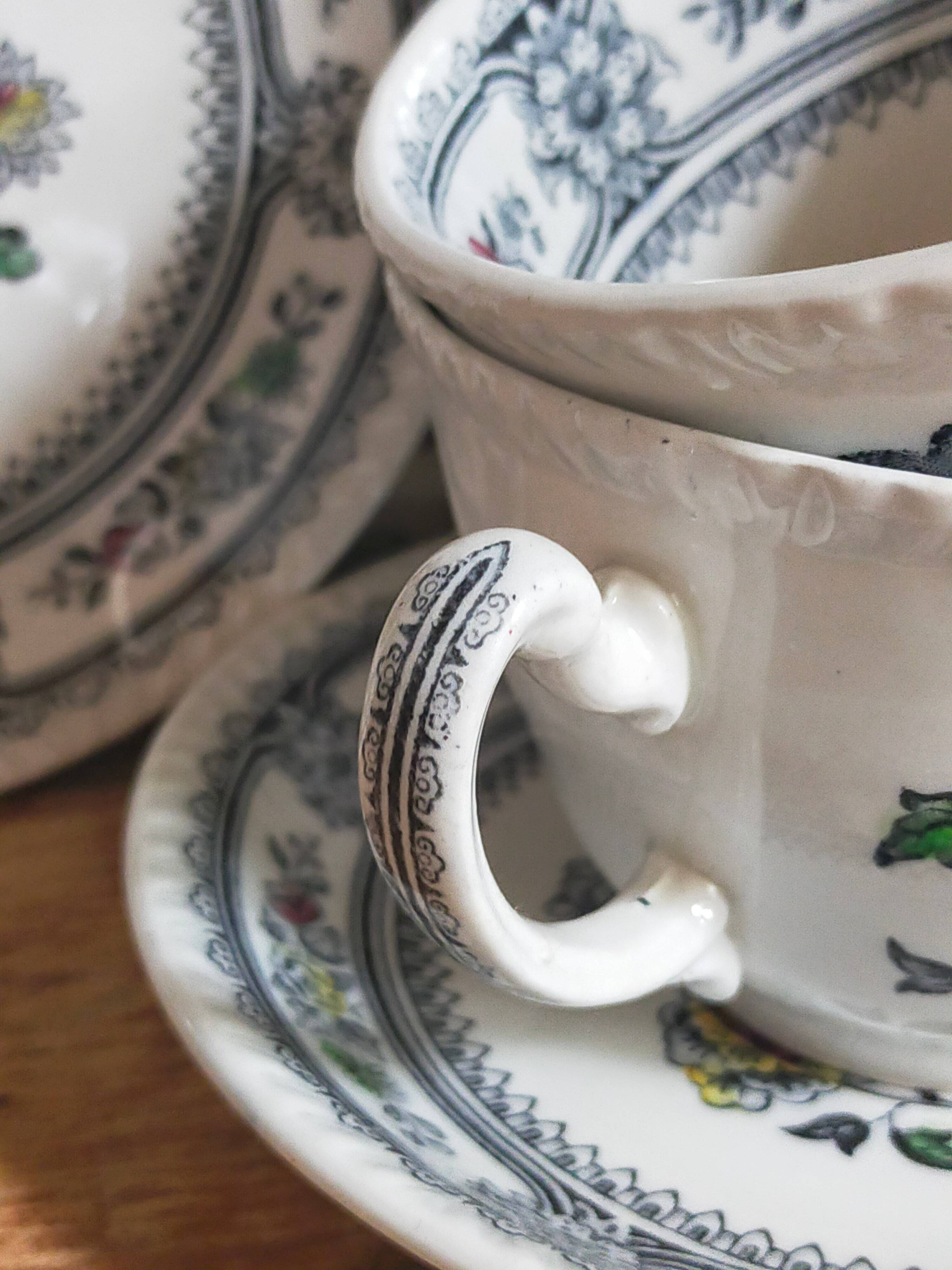 Two vintage wood & sons english lunches "dorset" service