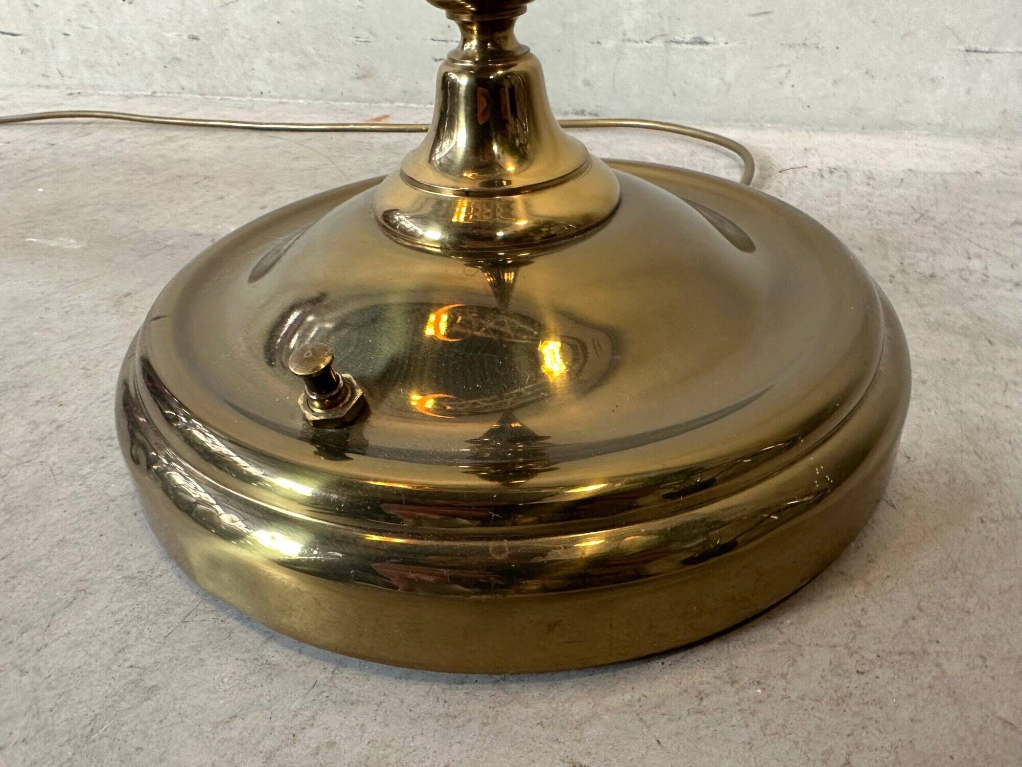 Vintage brass floor lamp