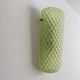 Set of Two Mid-Century Modern Green "Graniglia" Rombus Murano Glass Wall Sc