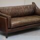Contemporary leather sofa