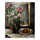 Table 60's "Bouquet in the Mirror" signed J. Paul