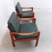 Paire de fauteuils danois par Illum Wikkelsø pour Niels Eilersen, années 1960.