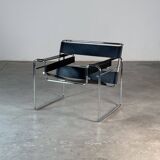 Marcel Breuer Wassily Chair for Gavina, Bauhaus Icon in Leather, 1960s