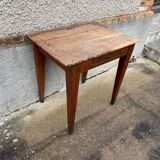 Solid wood desk with 1 drawer 75x52cm