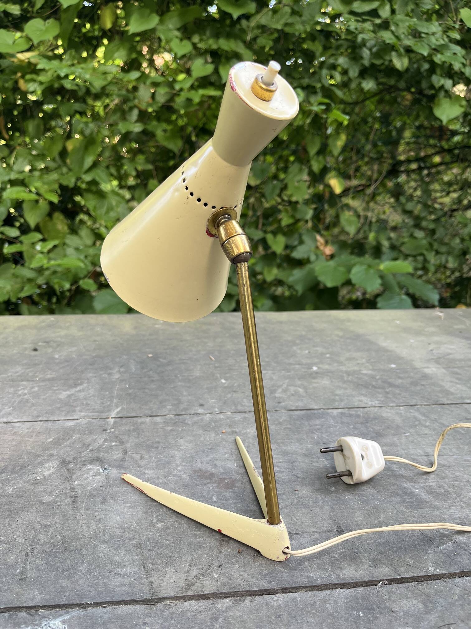 Ancienne lampe cocotte diabolo