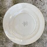 Sarreguemines Digoin rosebud floral pattern plate