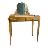 Art Deco dressing table in solid oak