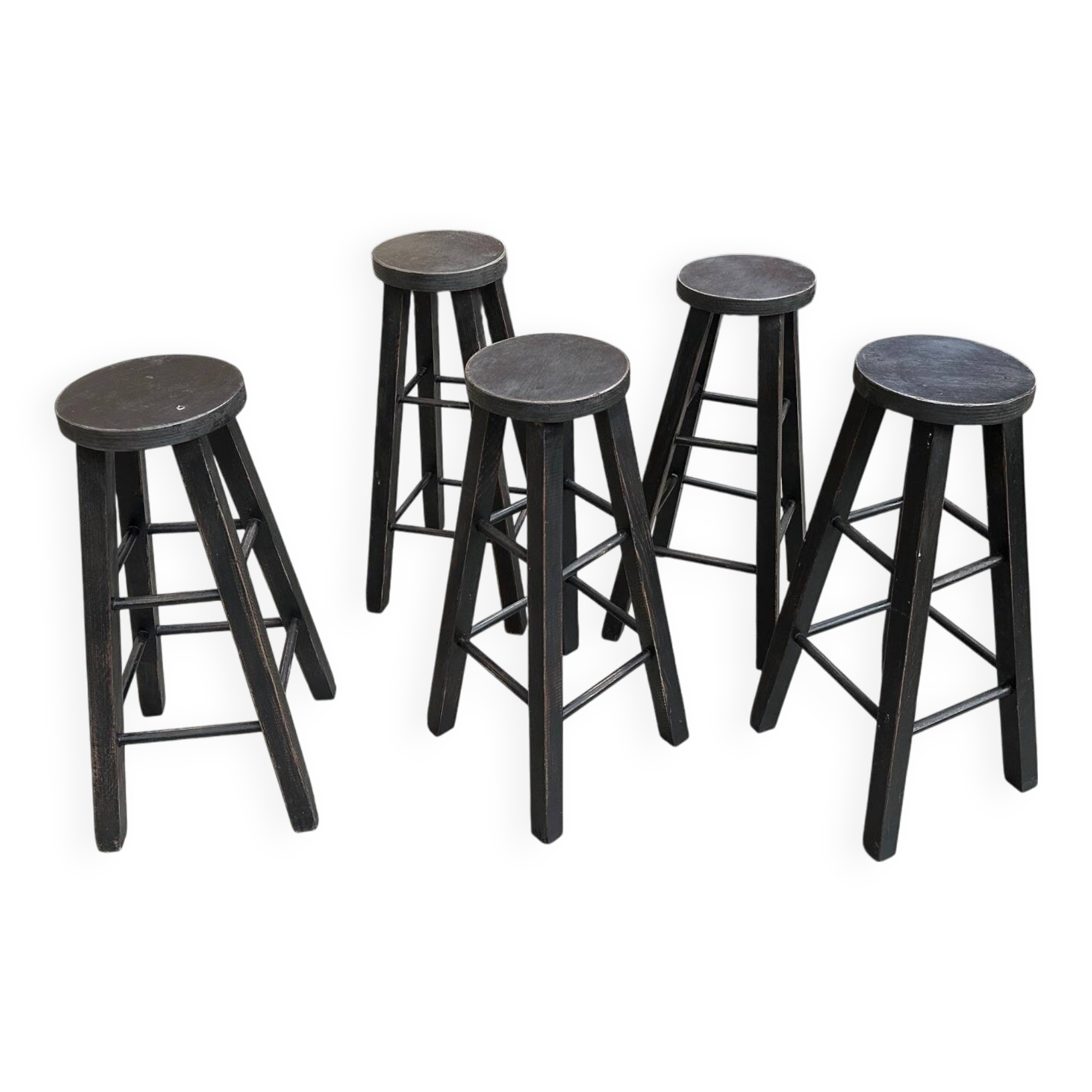 Set of 5 bar stools