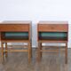 Paire de chevets vintage scandinave en teck 1960