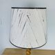 Turned wood lamp from the 70s