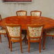 Large oval table in Louis XV style