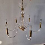 Murano chandelier 6 arms de mayo