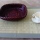 Japanese woven bamboo basket Ikebana
