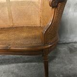 Sofa - Louis XVI cannage bench