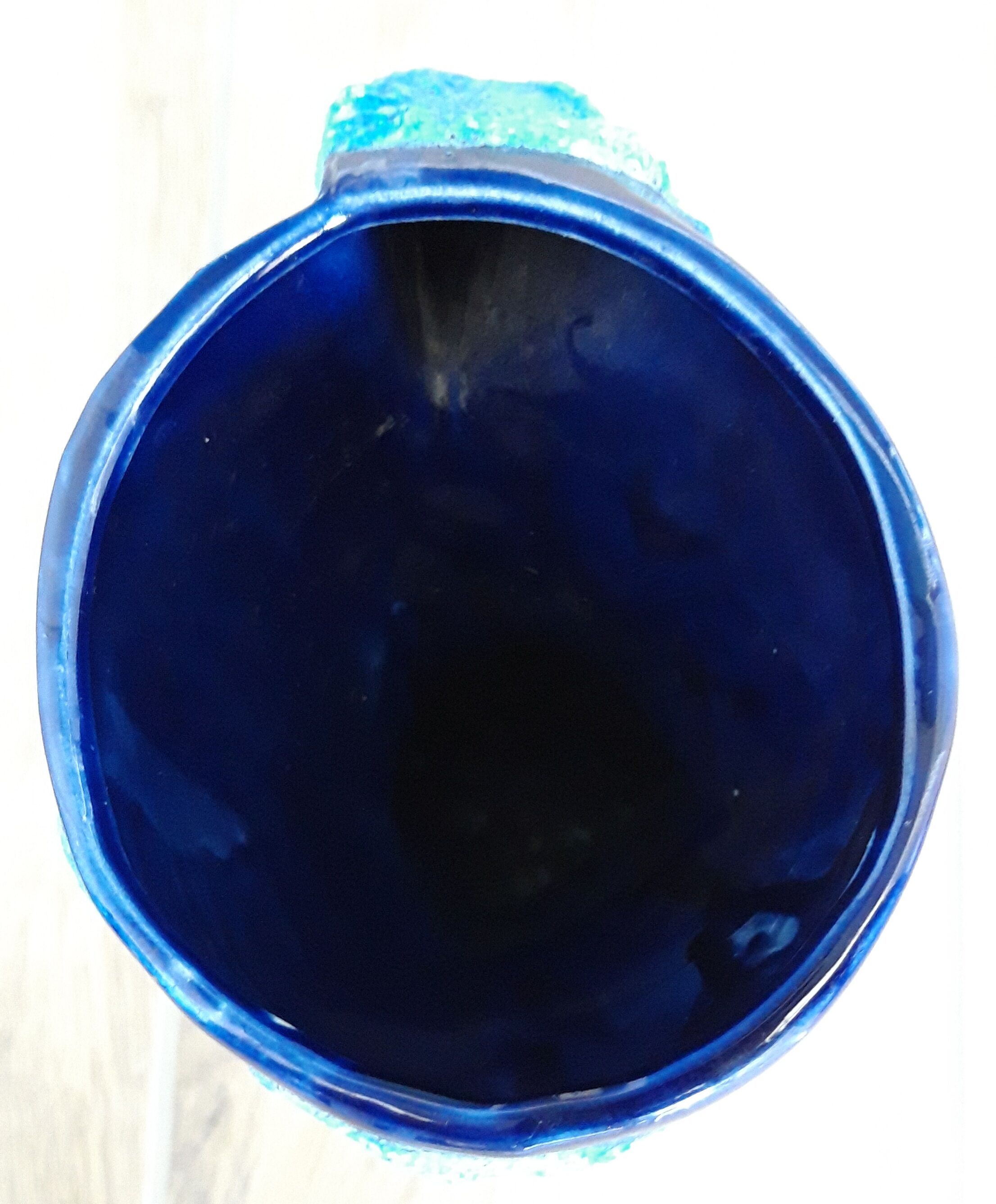 Fat lava ceramic vase from Vallauris, 60s/70s