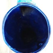 Fat lava ceramic vase from Vallauris, 60s/70s