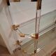 Hollywood Regency Bookshelf - Lucite & Brass - 1980s