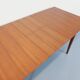 Vintage Scandinavian dining table from 50s 60s teak with extension