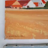 Ensemble de 2 paysage huile sur toile