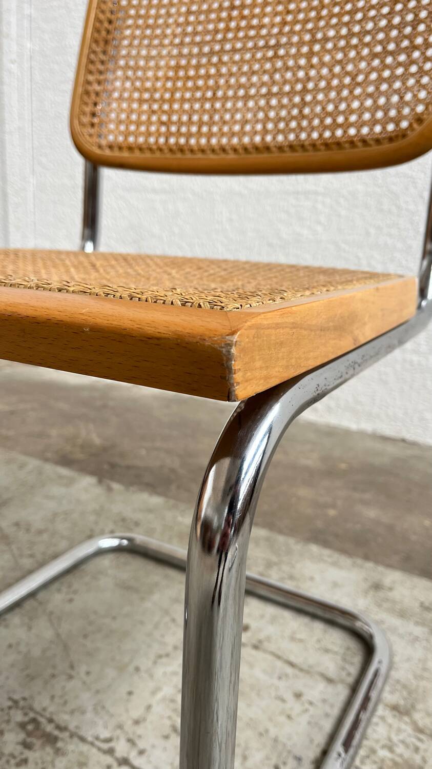 4 Cesca B32 Marcel Breuer chairs