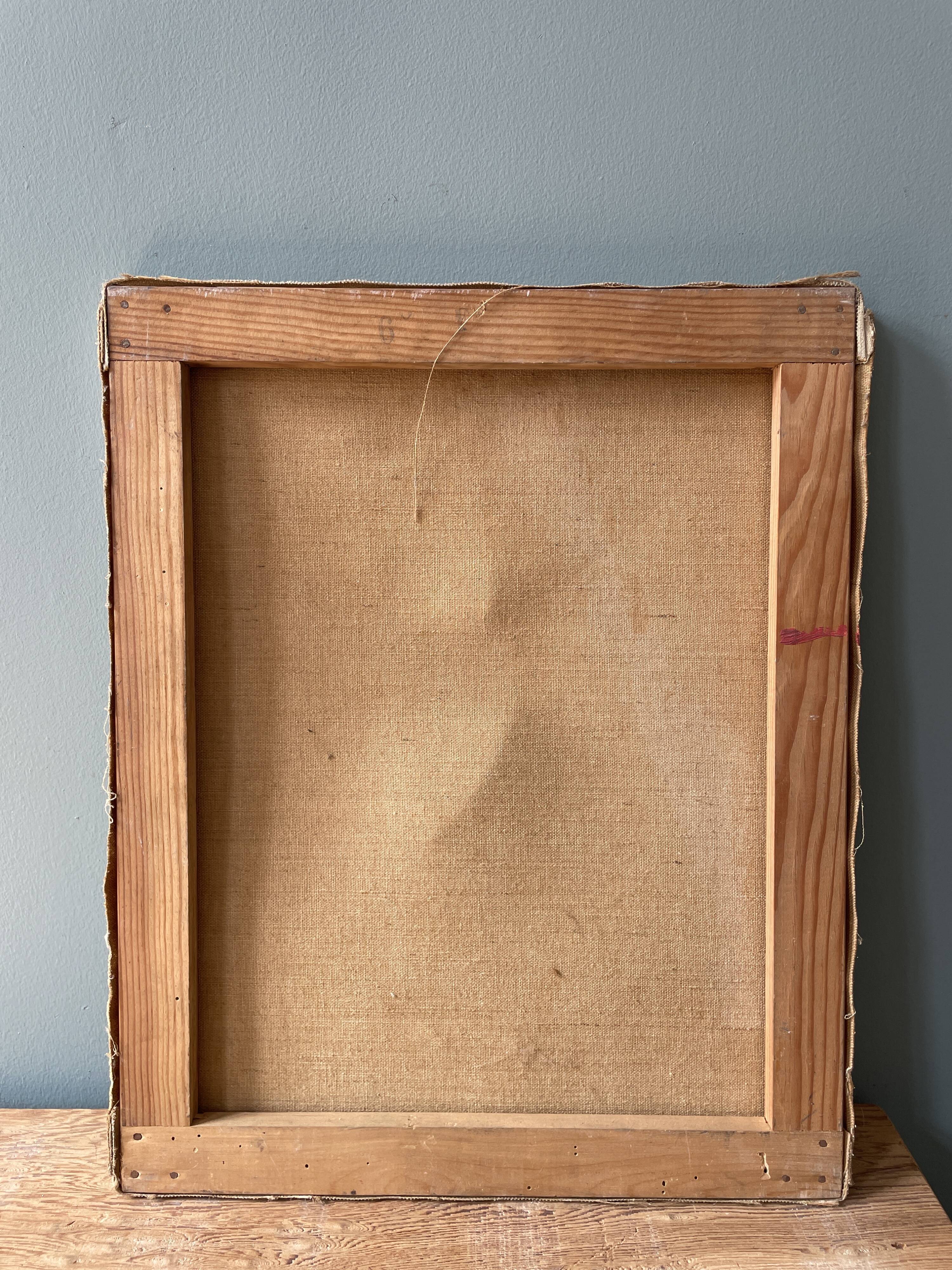 Old portrait painting