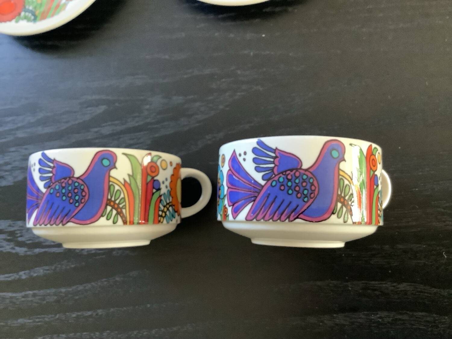 Pair of Acapulco coffee cups by Villeroy & Boch