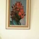 Original vintage oil on canvas – "Flowers"