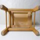 Small vintage combelle wooden chair for children