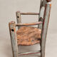 Small antique polychrome children's chair – French folk art