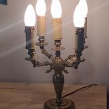 Bronze chandelier lamp