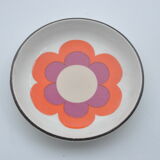 Old service 6 plates 2 cups GIEN model HARMONIS art table collection