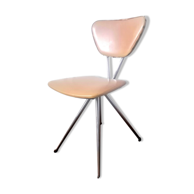 Chaise en skaï années 1950