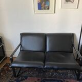 Black Sling sofa by Hannah & Morrison for Knoll, 1971