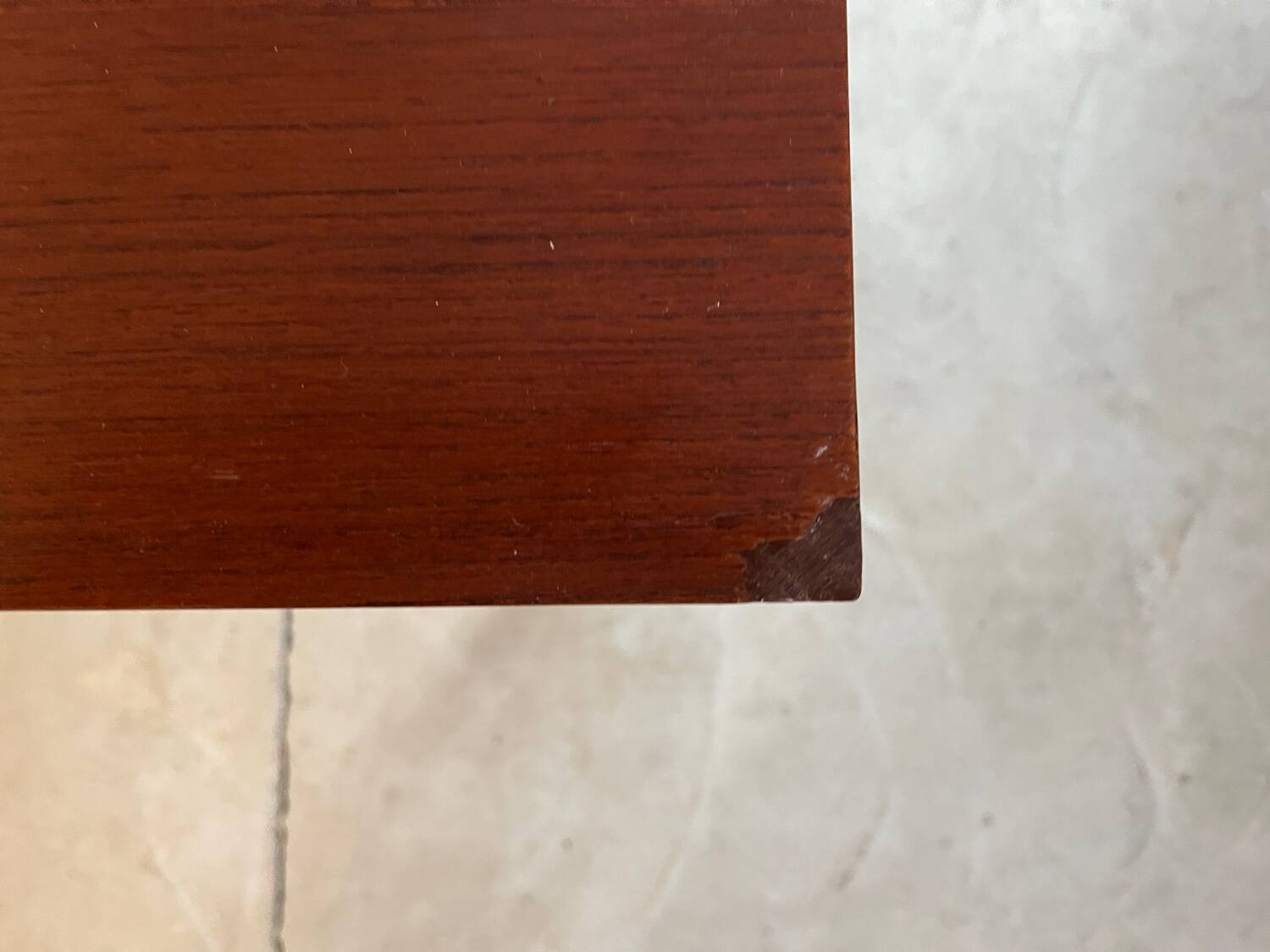 Mahogany table from the 1950s